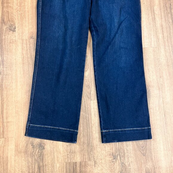 Artemis Vintage Ximena Wide Leg Patch Pocket Stretch Jeans Sz 16 - Picture 4 of 14